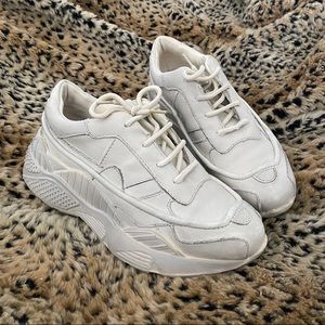 off-white chunky Jeffrey Campbell sneaker